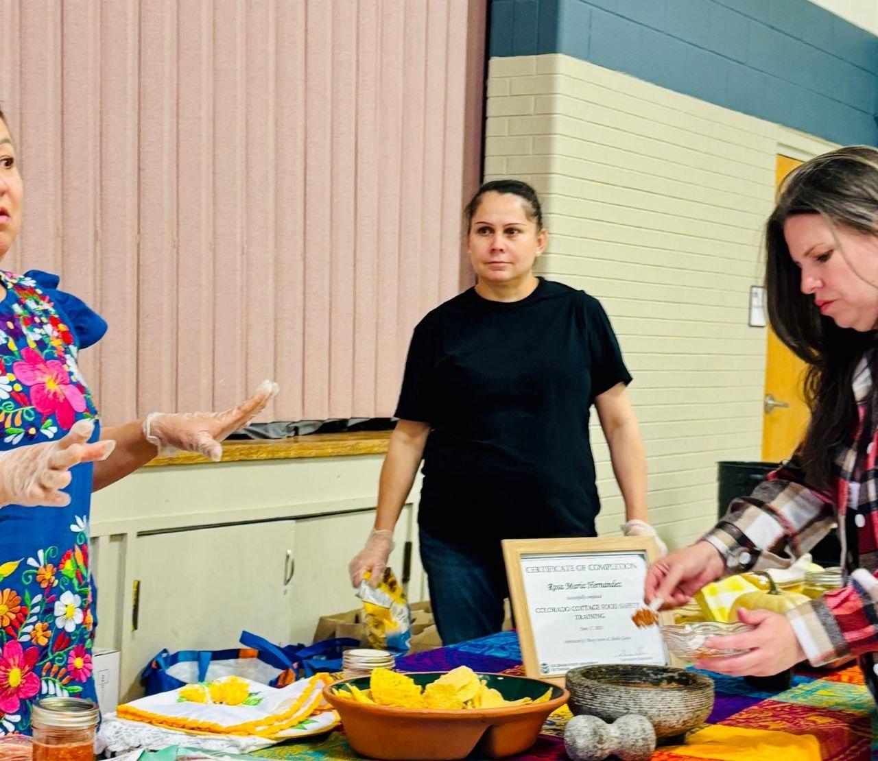 social workers helping community members